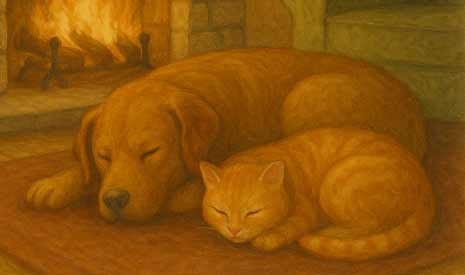 Dog and cats sleep patterns
